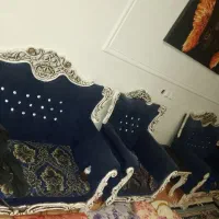 مبل۶نفره با۳تامیزعسلی