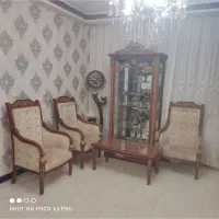 مبل و بوفه تمام چوب