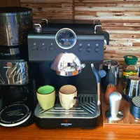 اسپرسو ساز نیمه صنعتی مباشی 2108 و آسیاب 2297