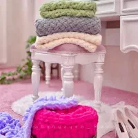 پتو نوزادی پافی ترک قابل سفارش در رنگ و طرح مختلف