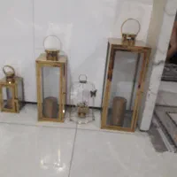 دکوری فانوس کنار سالنی و قفس جا شمعی