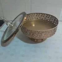 شکلات خوری طلایی شیک استفاده نشده