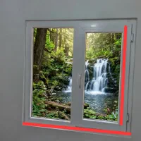 ریلی شدن درب و پنجره لولایی  upvc (تعمیرات)