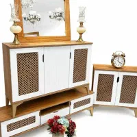 کنسول با اینه مستطیل