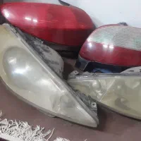 چراغ جلو وعقب ۲۰۶ کامل