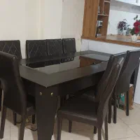 میز ۸ نفره چوبی