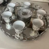 سینی اینه ای و دکوری ست