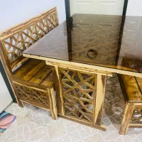 ناهارخوری ۴نفره گره چینی روستیک