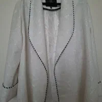 مانتو سفید سایز۱