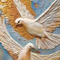 تابلو نقاشی نقش برجسته مدرن
