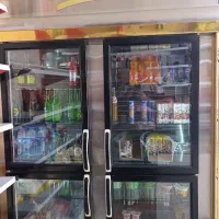یخچال تمام استیل و ترازو دیجیتال