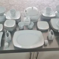 سرویس غذاخوری توس  ۶ نفره استخوانکاری