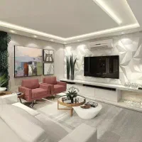 اجرای سقف کاذب کناف کاری+ لاین نوری + اندیشه-ملارد