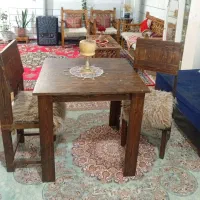 میز ناهار خوری دو نفره چوب روس
