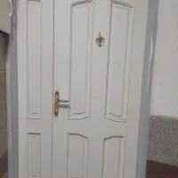 فروش درب چوبی سفید در حد نو اماده نصب