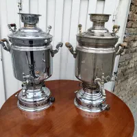 ۲ عدد سماور گازی ۲۰ لیتر مجلسی هیئتی حد نو