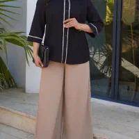 مانتو جلو دانتل پارچه اعلا و خنک.بصورت عمده