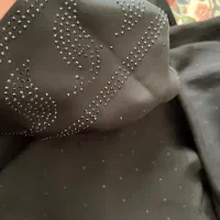 یک قواره چادر نگین باری باحاشیه کن کن