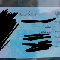 کارت ملی پیدا شده