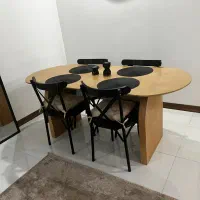 میز ناهار خوری با صندلی نو