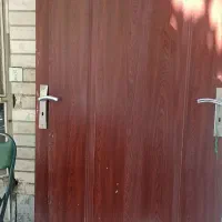 2عدد درملامینه ترک  اتاق خواب  سالم با دستگیره قفل