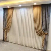 نصاب پرده. لوستر.تلویزیون آکاردئونی