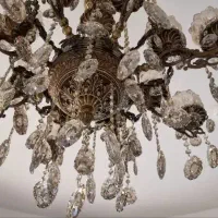 لوستر برنزی 16 شعله