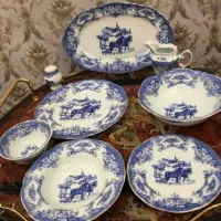 بشقاب پلو خورشت کاسه آبگوشت ظروف چینی