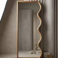 قاب آینه چوبی