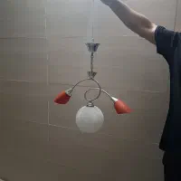 لوستر سه شاخه زیبا