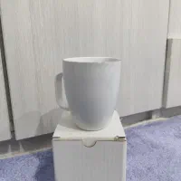 ماگ سفید برای کار  هنری