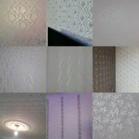 طرح کاغذ دیواری با رنگ