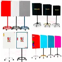 وایت برد شیشه‌ای پرتابل سایز 60×80، 70×90 و 80×100