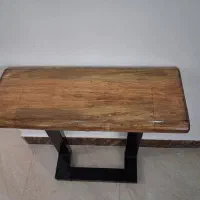 کنسول چوب و فلز