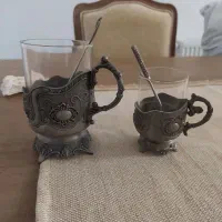 سرویس چایخوری و شربت خوری دیوار در حد نو