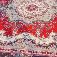 فرش ۱۲متری تمیز وشسته شده در قالیشویی