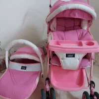 کالسکه، کریر، تاب شورتی صورتی رنگ (فوری فروشی)