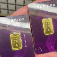 شمش توکنیکو طلای ۲۴ عیار ( ۵ گرمی ) کامزد ۲درصد