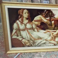 تابلوفرش دستبافت تبریز برجسته عتیقه