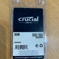رمرم لپ‌تاپ 8GB DDR4 2666 کروشیال نو
