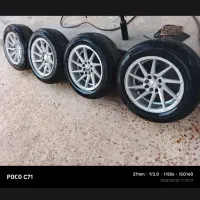 رینگ و لاستیک ووسن پنج پر AMG اصل فروش یا معاوضه