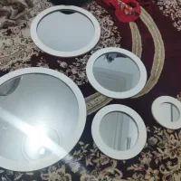 آینه ساعت لوازم دکوری