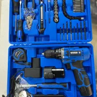 دریل شارژی با لوازم دو باطری ویوارکس