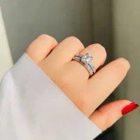 گردنبند گوشواره دستبند انگشتر حلقه نیمست جواهری