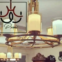 لوستر مدرن لهستانی مدل دو رینگ عصایی