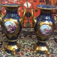 گلدان  سرمه ای لیلی و مجنون