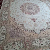 فرش کرمی ۹ متری تمام نخ