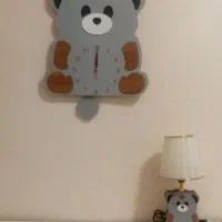 ساعت دیواری و چراغ خواب اتاق کودک و نوجوان