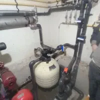 فیلترشنی. تصفیه استخر سیلیس موتور خانه