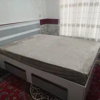 تخت کشو دار دو نفره تمام mdf